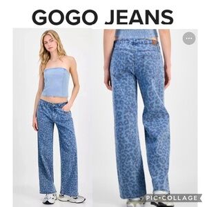 Gogo jeans leopard print
